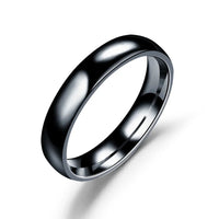 Titanium Wedding Ring – Unisex BLACK