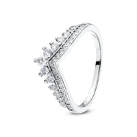 925 Sterling Silver Promise Ring – Frosted Petal