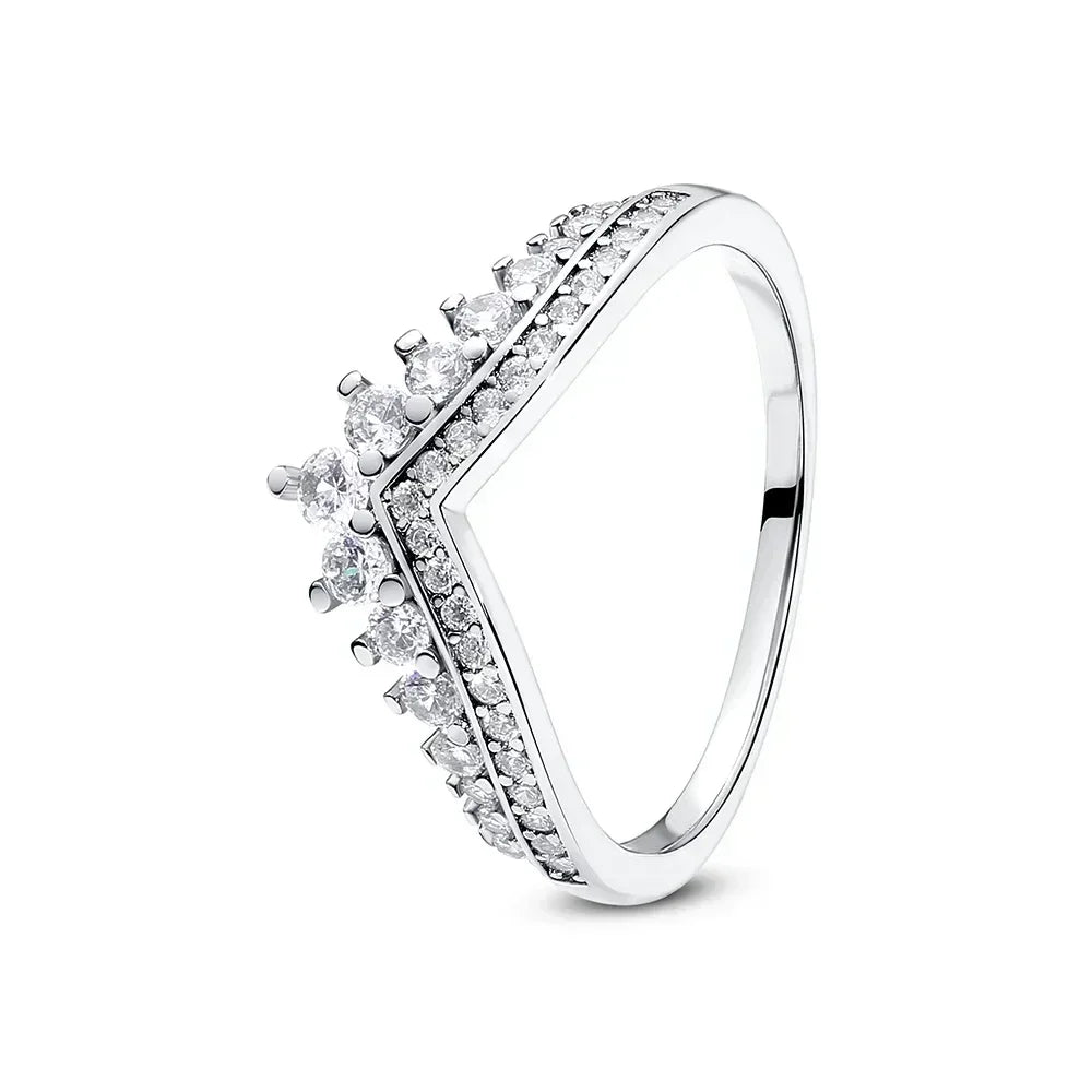 925 Sterling Silver Promise Ring – Frosted Petal