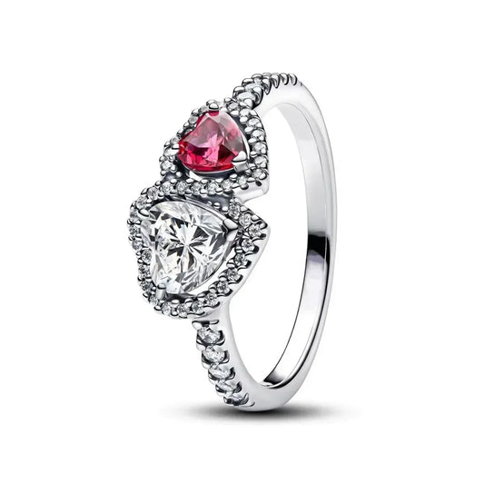 925 Sterling Silver Promise Ring – Ruby Promise