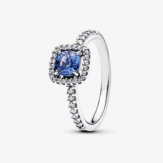 925 Sterling Silver Promise Ring – Sapphire Dream
