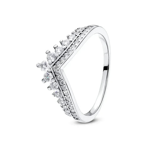 925 Sterling Silver Promise Ring – Frosted Petal