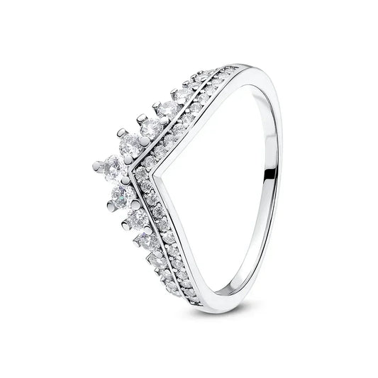 925 Sterling Silver Promise Ring – Frosted Petal
